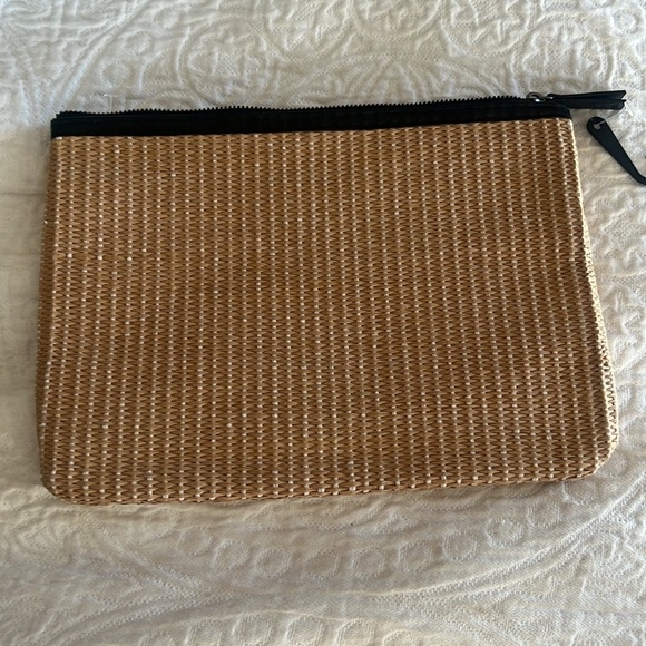 Zadig & Voltaire Beach Woven Clutch bag pochutte wristlet